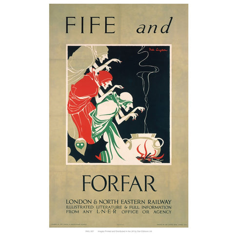 Fife an Forfar 24" x 32" Matte Mounted Print