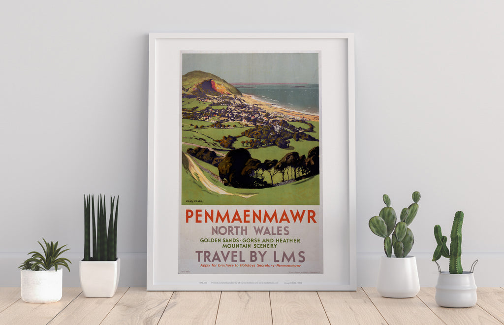 Penmaenmawr, North Wales - 11X14inch Premium Art Print