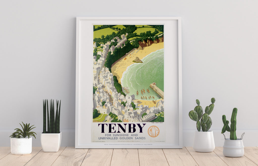 Tenby, For Sunshire - 11X14inch Premium Art Print