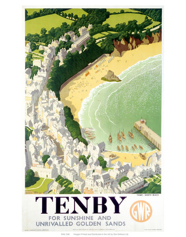 Tenby 24" x 32" Matte Mounted Print