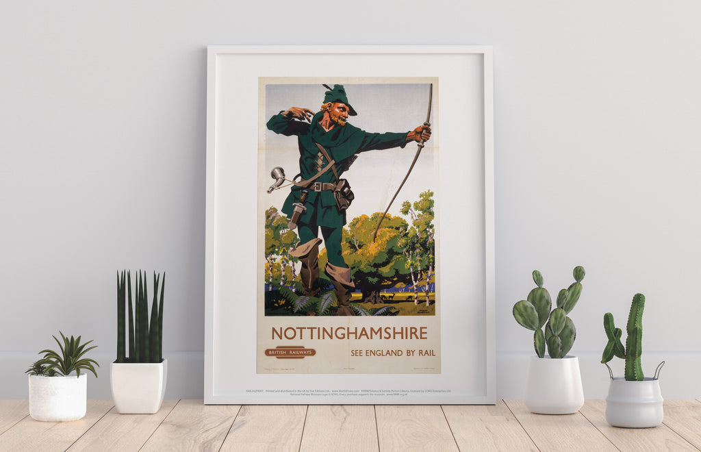 Nottinghamshire - 11X14inch Premium Art Print