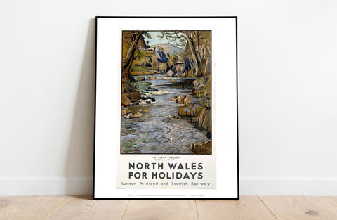 The Lledr Valley, North Wales - 11X14inch Premium Art Print