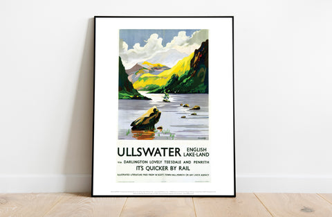 Ullswater, English Lake-Land - 11X14inch Premium Art Print