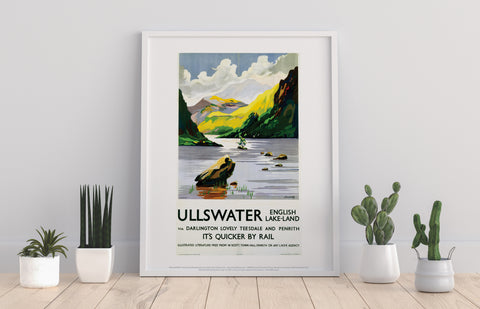 Ullswater, English Lake-Land - 11X14inch Premium Art Print