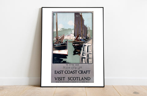 East Coast Craft - Visit Scotland - 11X14inch Premium Art Print