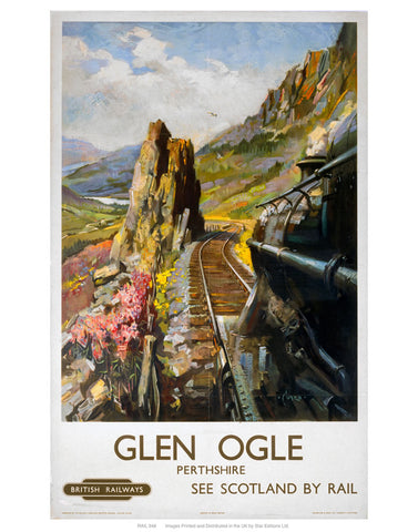 Glen ogle 24" x 32" Matte Mounted Print