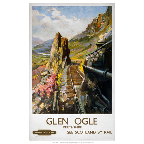 Glen ogle 24" x 32" Matte Mounted Print