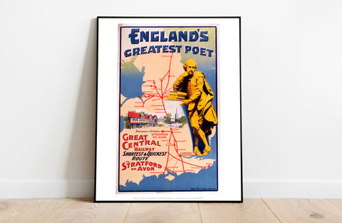 England's Greatest Poet - Shakespeare's Birthplace Art Print