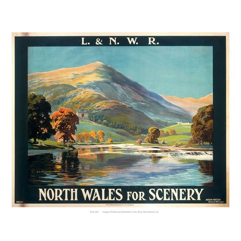 North Wales for scenery 24" x 32" Matte Mounted Print