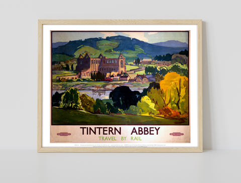 Tintern Abbey, Travel By Rail - 11X14inch Premium Art Print