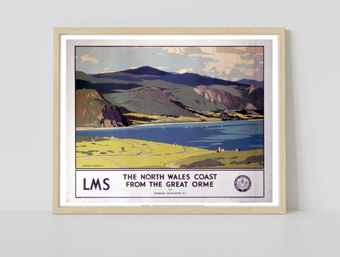 The North Wales Coast From The Great Orme - Art Print