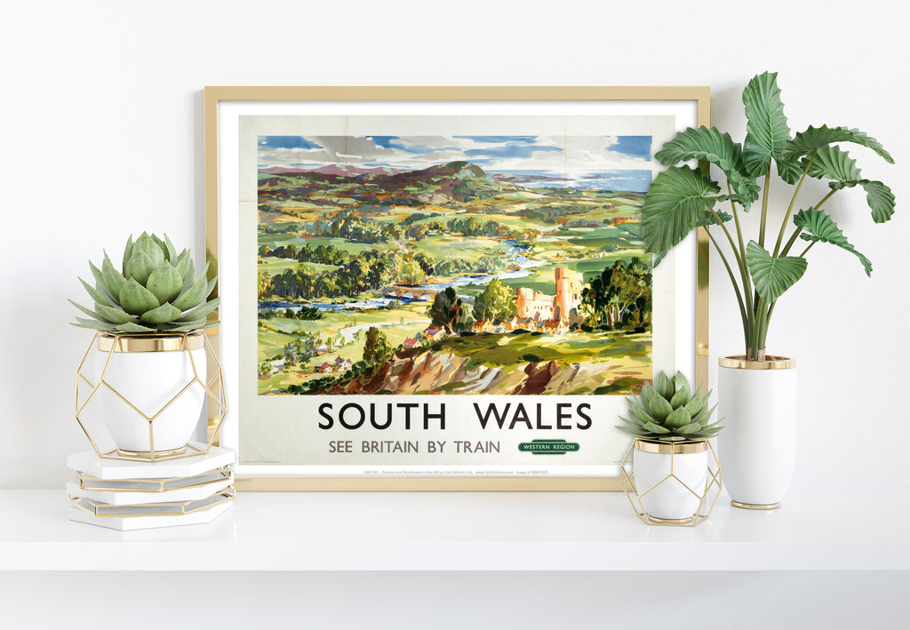 South Wales, See Britain By Train - 11X14inch Premium Art Print