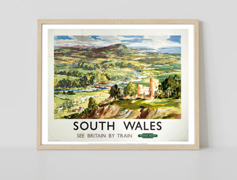 South Wales, See Britain By Train - 11X14inch Premium Art Print