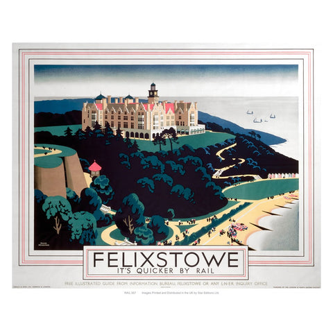 Felixstowe 24" x 32" Matte Mounted Print