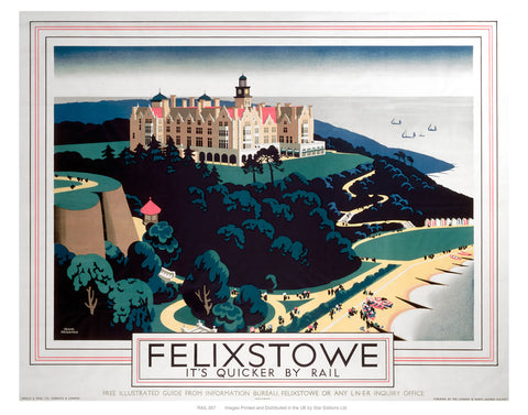 Felixstowe 24" x 32" Matte Mounted Print