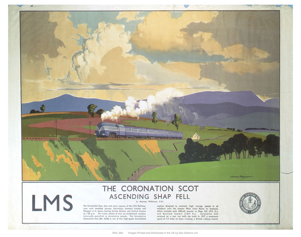 The coronation scot 24" x 32" Matte Mounted Print