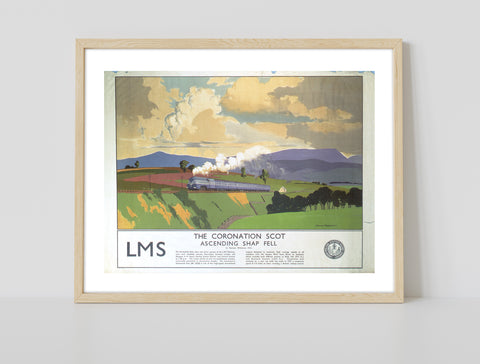 The Coronation Scot Ascending Shap Fell - Premium Art Print