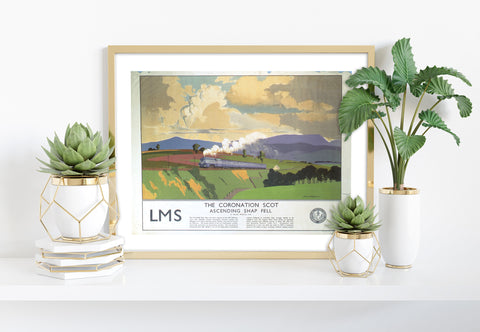 The Coronation Scot Ascending Shap Fell - Premium Art Print