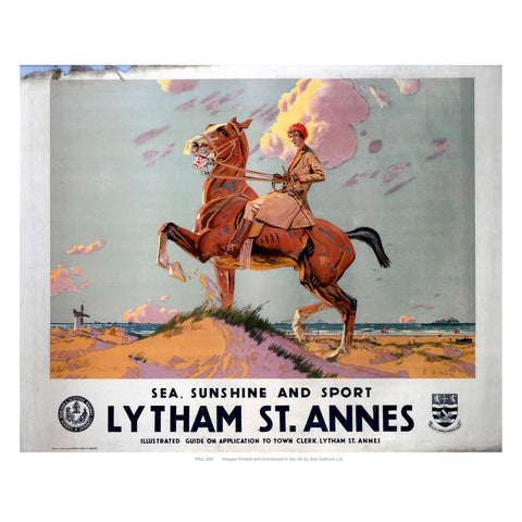 Lytham St Annes 24" x 32" Matte Mounted Print