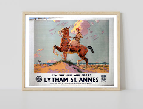 Lytham St Annes - Sea, Sunshine And Sport - Art Print