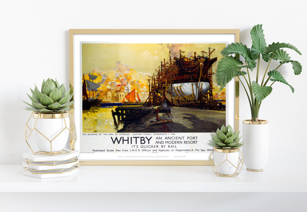 Whitby, Ancient Port And Modern Resort - Premium Art Print