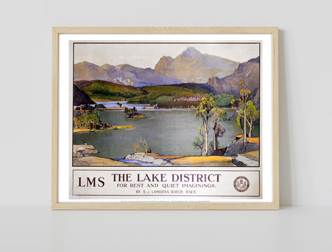 The Lake District - For Rest And Quiet Imaginings Art Print