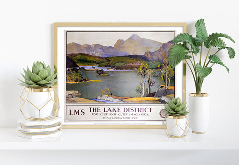 The Lake District - For Rest And Quiet Imaginings Art Print