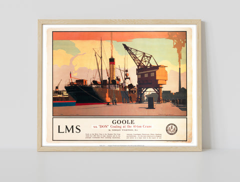 Goole - Ss Don Coaling - 11X14inch Premium Art Print