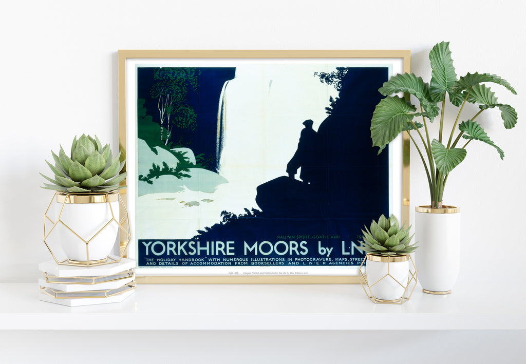 Yorkshire Moors By Lner - 11X14inch Premium Art Print