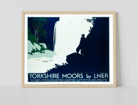 Yorkshire Moors By Lner - 11X14inch Premium Art Print