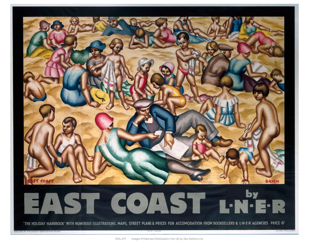 East coast by liner 24" x 32" Matte Mounted Print