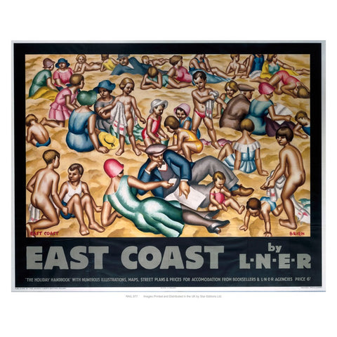 East coast by liner 24" x 32" Matte Mounted Print