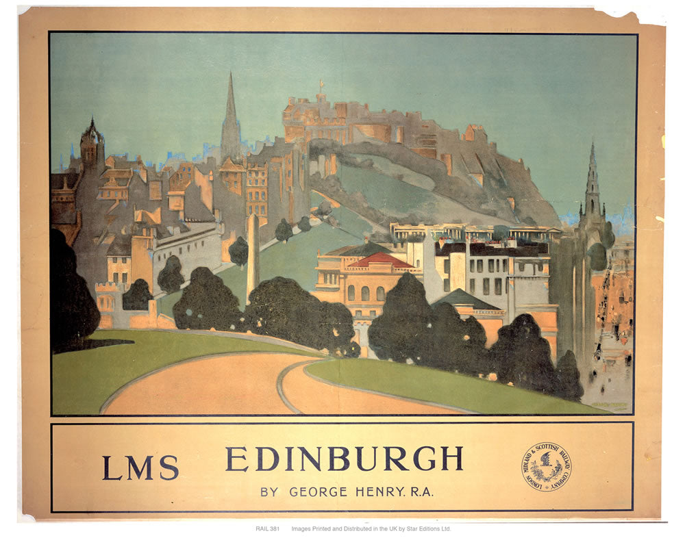 Edinburgh LMS 24" x 32" Matte Mounted Print