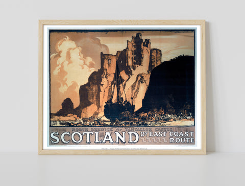 Scotland By East Coast Route - 11X14inch Premium Art Print