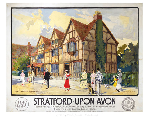 Stratford upon Avon LMS 24" x 32" Matte Mounted Print