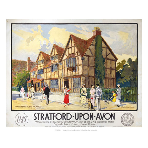 Stratford upon Avon LMS 24" x 32" Matte Mounted Print