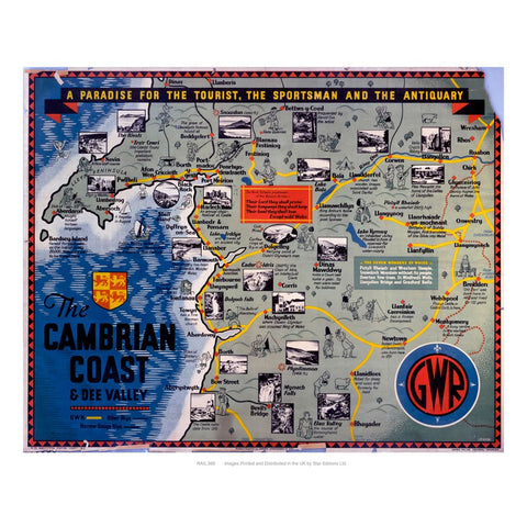 Cambrian coast 24" x 32" Matte Mounted Print