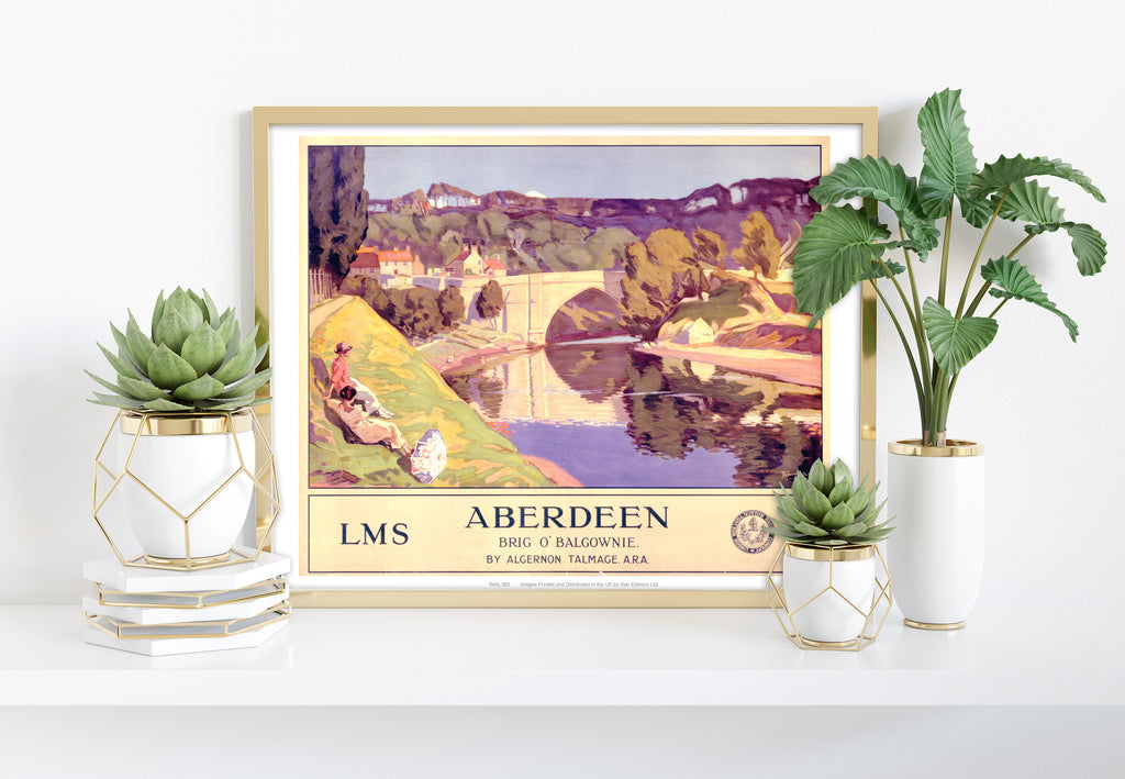 Aberdeen, Brig O'Balgownie - 11X14inch Premium Art Print