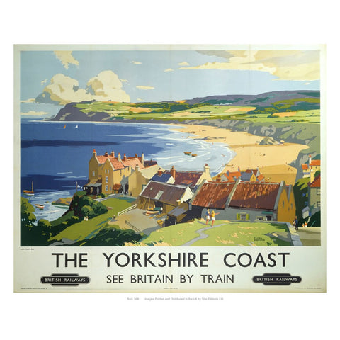 The Yorkshire coast 2 24" x 32" Matte Mounted Print