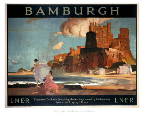 Bamburgh 24" x 32" Matte Mounted Print