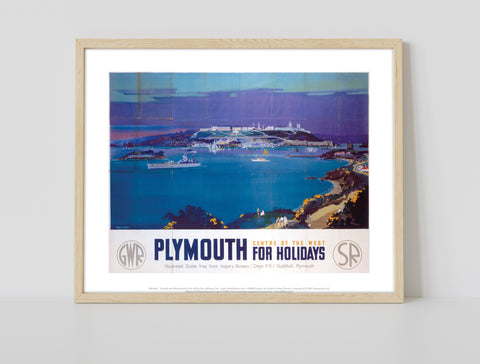Plymouth, Centre Of The West - 11X14inch Premium Art Print