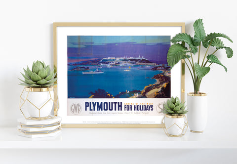 Plymouth, Centre Of The West - 11X14inch Premium Art Print
