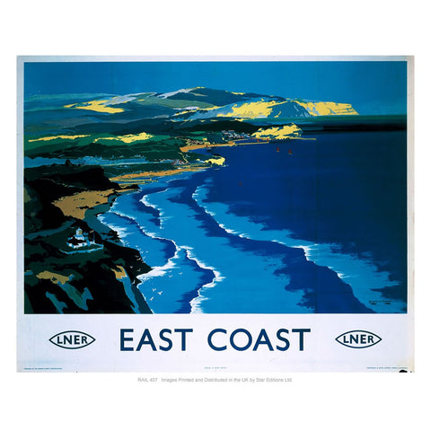 East coast 24" x 32" Matte Mounted Print