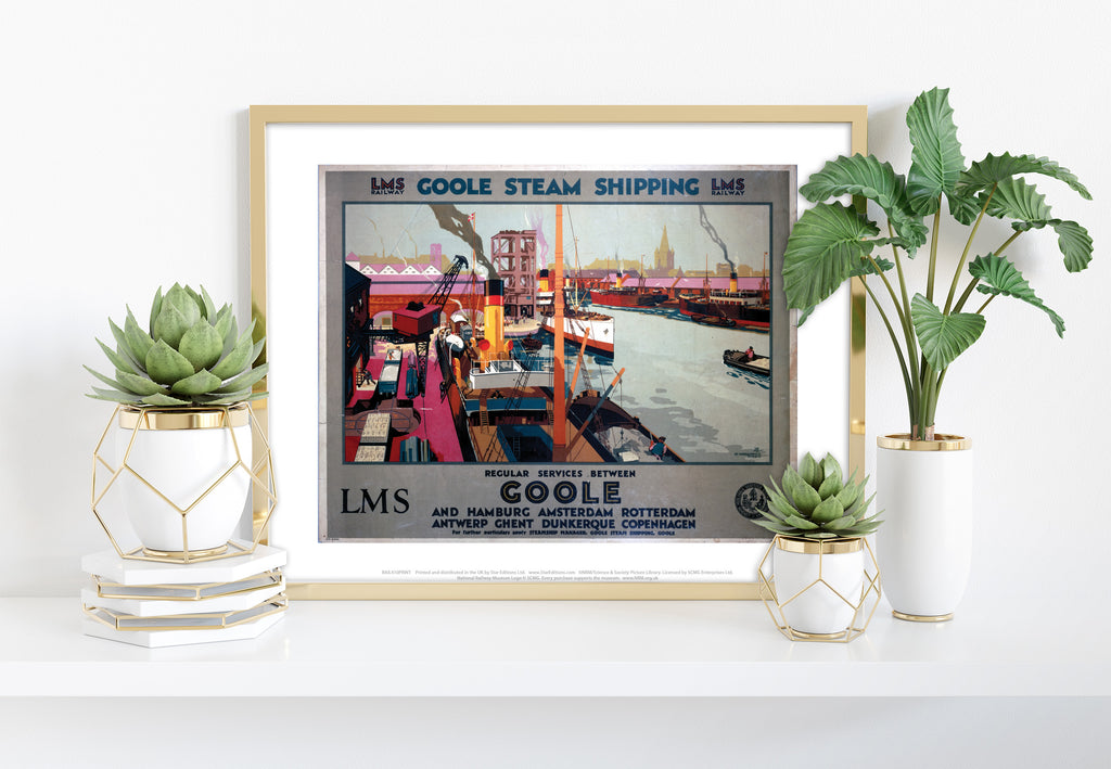 Goole Steam Shipping - 11X14inch Premium Art Print