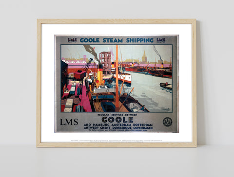 Goole Steam Shipping - 11X14inch Premium Art Print