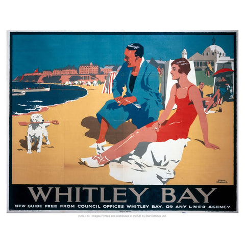 Whitley bay 24" x 32" Matte Mounted Print