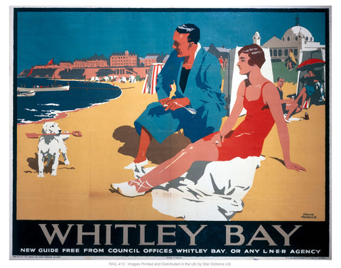 Whitley bay 24" x 32" Matte Mounted Print