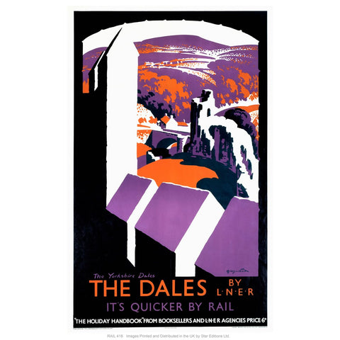 The dales 24" x 32" Matte Mounted Print