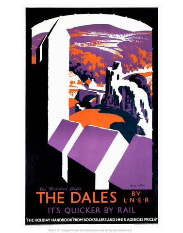 The dales 24" x 32" Matte Mounted Print