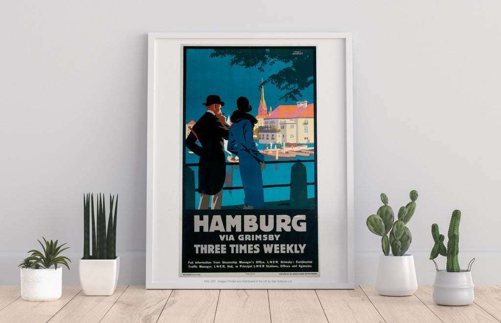 Hamburg Via Grimsby Weekly - 11X14inch Premium Art Print